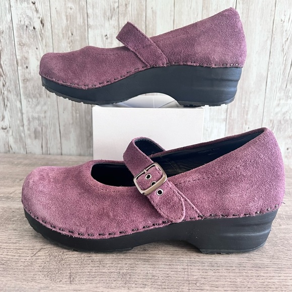 LL Bean Suede Mary Jane Clogs - Picture 1 of 7